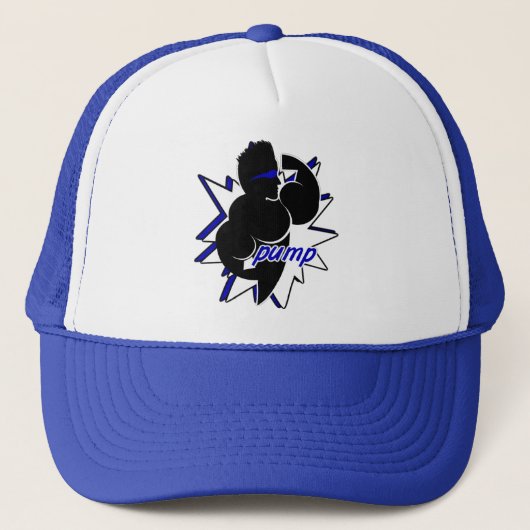 Pompgebouw Bodybuilding Trucker Pet (Voorkant)