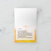 Pompier à flamme personnalisée Retraite Merci (Intérieur)