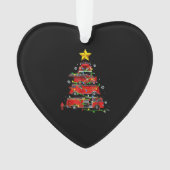 Pompier Camion Arbre de Noël Hommes Femmes (devant)