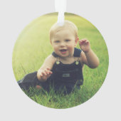 Pompier Camion de pompier photo Keepsaké Noël (dos)