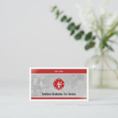 Pompier | Carte de visite parfait (Debout devant)