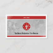 Pompier | Carte de visite parfait (Devant)