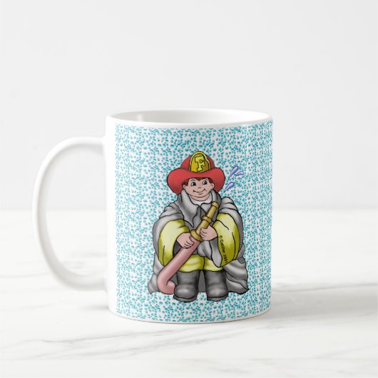 Pompier comme papa mug (Gauche)