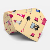 Pompier Diplôme de cravate jaune (Roulé)