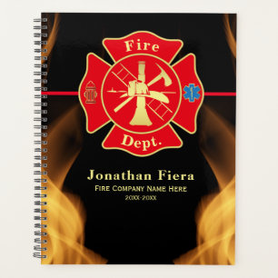 Pompier Fierté Croix maltaise avec flammes