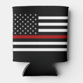 Pompier Mince Glacière de bouteille de la ligne ro (Devant)