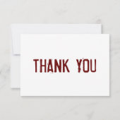 Pompier Moteur de Camion Pompier Flat Merci Cartes (Dos)