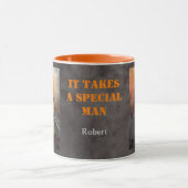 Pompier Mug Il Faut Un Homme Spécial Personnaliser (Centre)