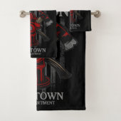 Pompier NOM Fire Department Hydrant USA Drapeau (En situation)