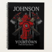 Pompier NOM Fire Department Hydrant USA Drapeau (Devant)