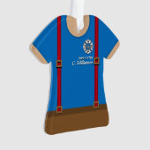 Pompier personnalisé des suspenseurs rouges (devant)