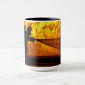 Pompier personnalisé Flames Mug (Centre)