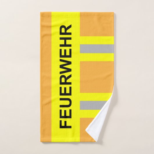 Pompier Symbole Uniforme Couleur de sable (Serviette à main)