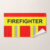 Pompier Symbole Uniforme Serviette rouge (Serviette à main)