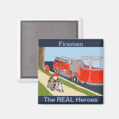 Pompiers - Le véritable aimant des héros (Recto/Verso)