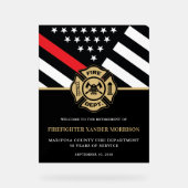 Pompiers Service de retraite Bienvenue (Recto)