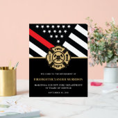 Pompiers Service de retraite Bienvenue (Mariage)