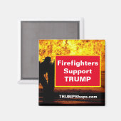 Pompiers Support aimant TRUMP (Recto/Verso)
