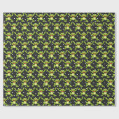 Pompkikkers op pooldots cadeaupapier (Vlak)