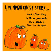 POMPKIN GHOST STORY HALLOEEN print