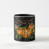 POMPKIN PATCH & SPIDER WEB!  door SHARON SHARPE Mok (Midden)