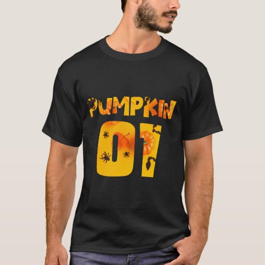 Pompoen 01 t-shirt (Voorkant)
