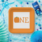 Pompoen 1e Birthday Paper Bord (Feest)