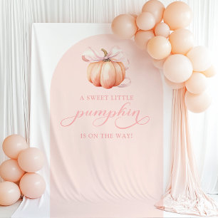 Pompoen Baby shower Arch Achtergrond Tapestry Wandkleed
