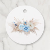 Pompoen Baby shower Dank u Bedankjes Labels (Achterkant)