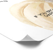 Pompoen Baby shower Luier Raffle Sign Poster (Hoek)