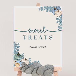 Pompoen Baby shower Sweet Treats Sign Poster