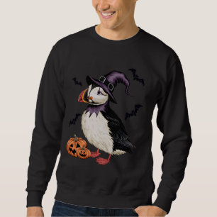 Pompoen Bat Witch Kostuum Puffin Bird Halloween Trui