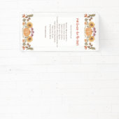 Pompoen Bloemen Herfst Herfst Cruiseschip Spandoek (Insitu)