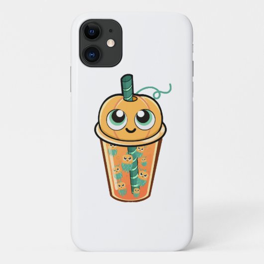 Pompoen Boba Kwal Case-Mate iPhone Case (Achterkant)