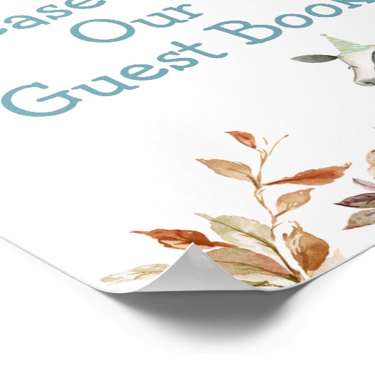 Pompoen Boerderij Dier Trekker Gelieve Onze Gast T Poster (Hoek)