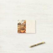 Pompoen Boerderij Herfst Oogst Thanksgiving Post-it® Notes (Op bureau)