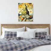 pompoen canvas afdruk (Insitu (Slaapkamer))