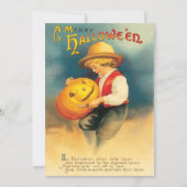  pompoen Carving Halloween Kaart (Voorkant)