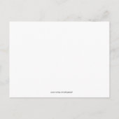 Pompoen Carving Party Uitnodiging Briefkaart (Achterkant)