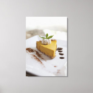 Pompoen Cheesecake Canvas Afdruk