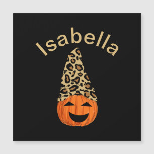 Pompoen die een luipaard Pet dragen