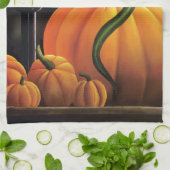 Pompoen Dragon Cauldron Halloween Theedoek (Gevouwen)