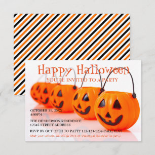 Pompoen Emmers - Uitnodiging voor Halloweenfeest 3