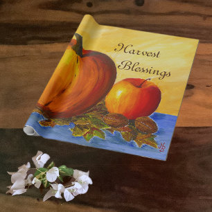 Pompoen en Nuts Cadeaupapier