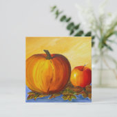 Pompoen en Nuts Kaart (Staand voorkant)