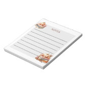 Pompoen en pagina's notitieblok (Gedraaid)