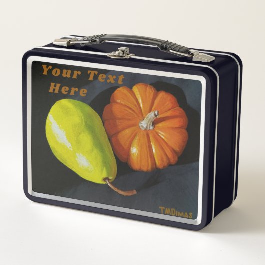 Pompoen en peerlunch Box (Voorkant)