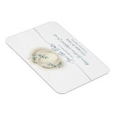 Pompoen en Slingerende Lichtsnoeren Botanische Ran Magneet (Rechterzijde)