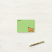 Pompoen familie ouder kind Thanksgiving Halloween Post-it® Notes (Op bureau)