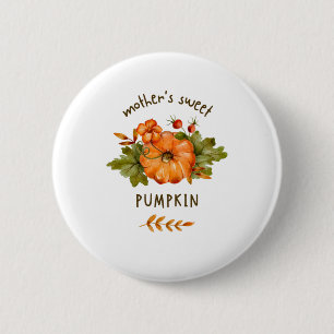 Pompoen festival dag, ronde button 5,7 cm